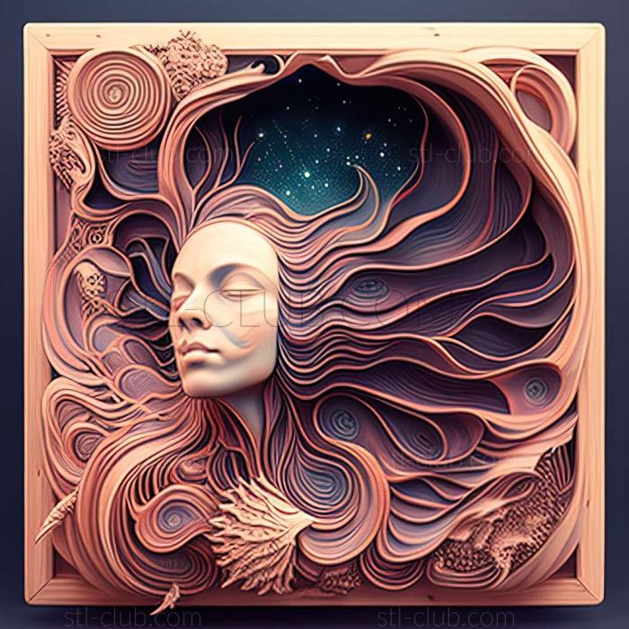 cosmic energy by Kelly McKernan